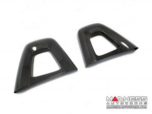 FIAT 124 Rear Roll Bar Covers - Carbon Fiber 
